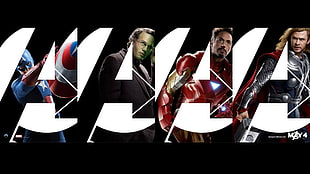 Avengers poster, movies, The Avengers, Thor, Iron Man