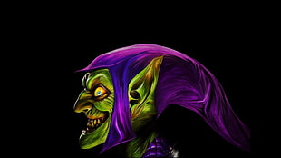 Green Goblin illustration, Marvel Comics, Green Goblin