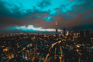 city escape, Taipei, Taiwan, Skyscrapers HD wallpaper