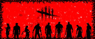 silhouette of cartoon characters illustration, Dead by Daylight