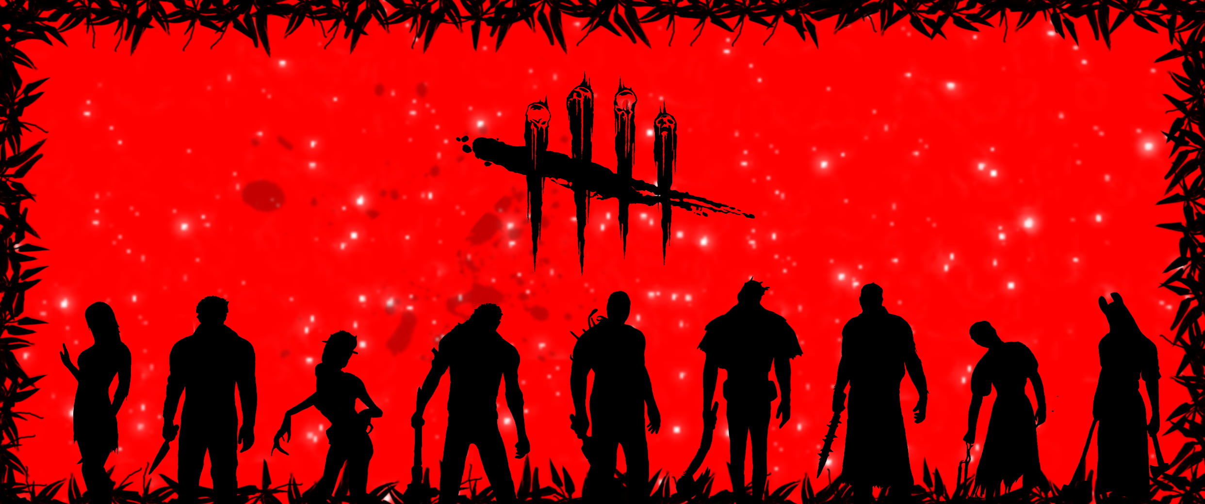 Silhouette Of Cartoon Characters Illustration Dead By Daylight Hd