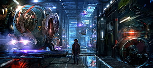 spaceship illustration, Atomhawk Design , Guardians of the Galaxy, concept art