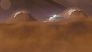 white and gray plastic tool, desert, Star Trek HD wallpaper