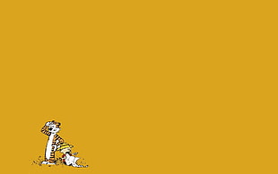 Calvin and Hobbes illustration, Calvin and Hobbes