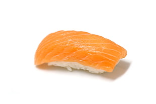 sushi on white surface