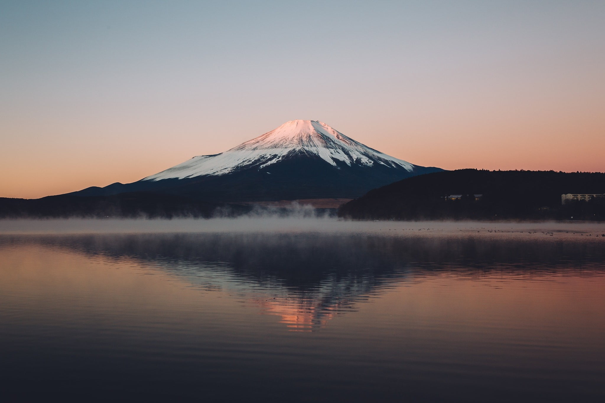 snow capped mountain, Mount Fuji, Japan, nature
