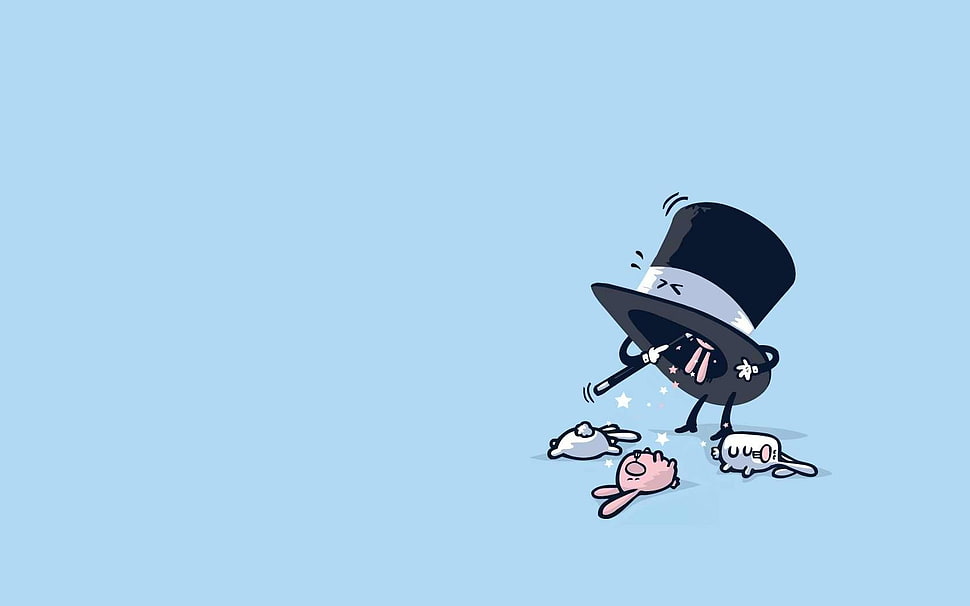 black bucket hat clip art, threadless, simple, humor, hat HD wallpaper