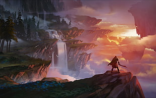 game illustration, video games, Dauntless (VideoGame) HD wallpaper