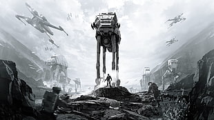 Star Wars Battlefront poster, Star Wars: Battlefront, Star Wars, video games, science fiction