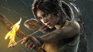 Rise of the Tomb Raider digital wallpaper, Tomb Raider, video games, video game characters, Lara Croft