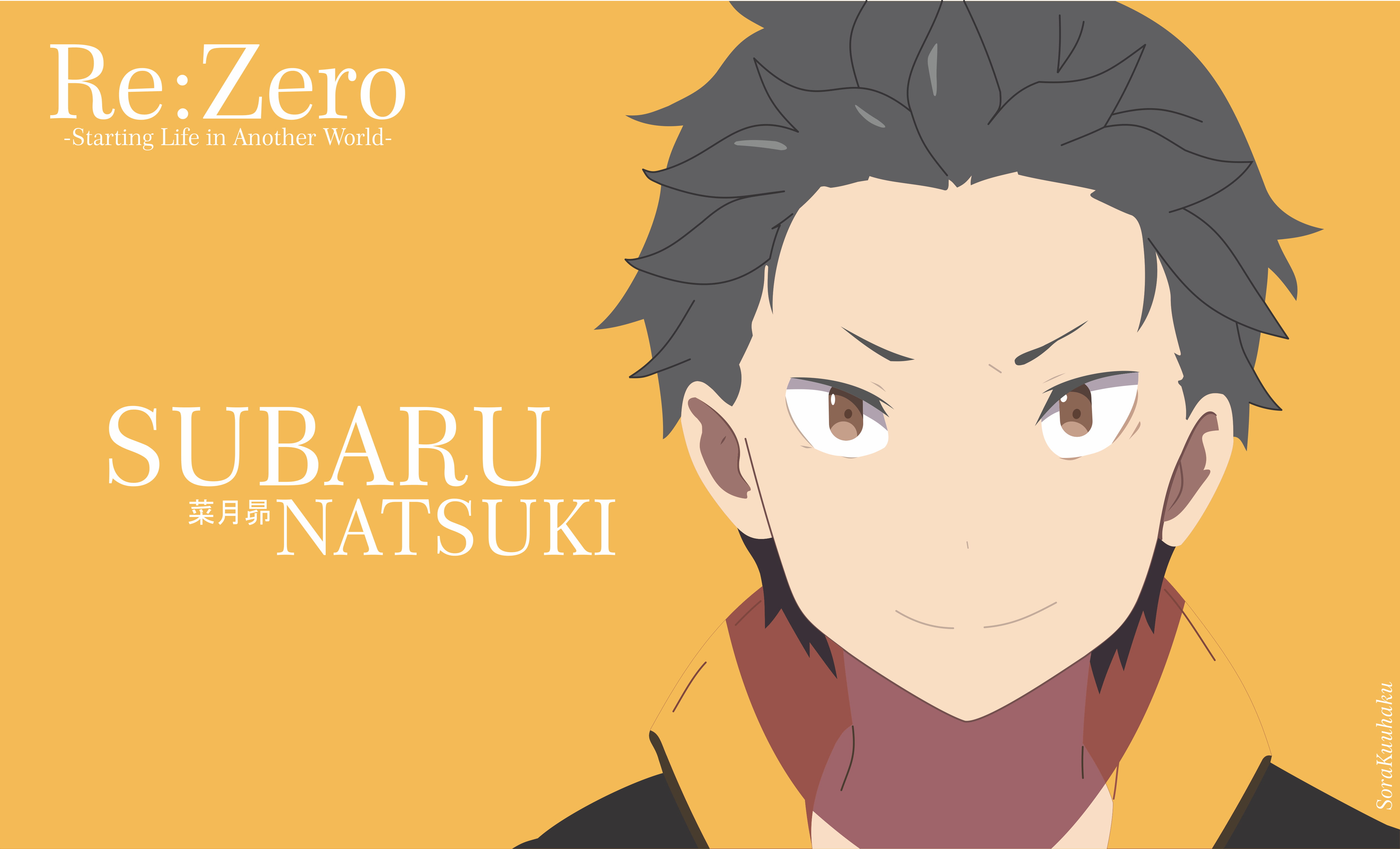 Subaru Natsuki From Re Zero Illustration Hd Wallpaper Wallpaper Flare