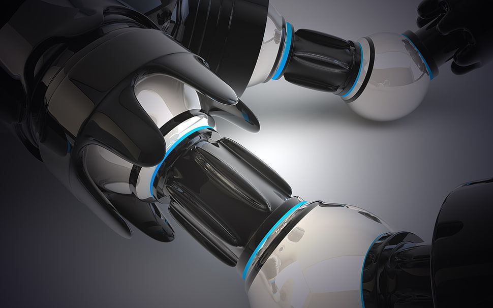 Robot,  Form,  Compound,  Light HD wallpaper