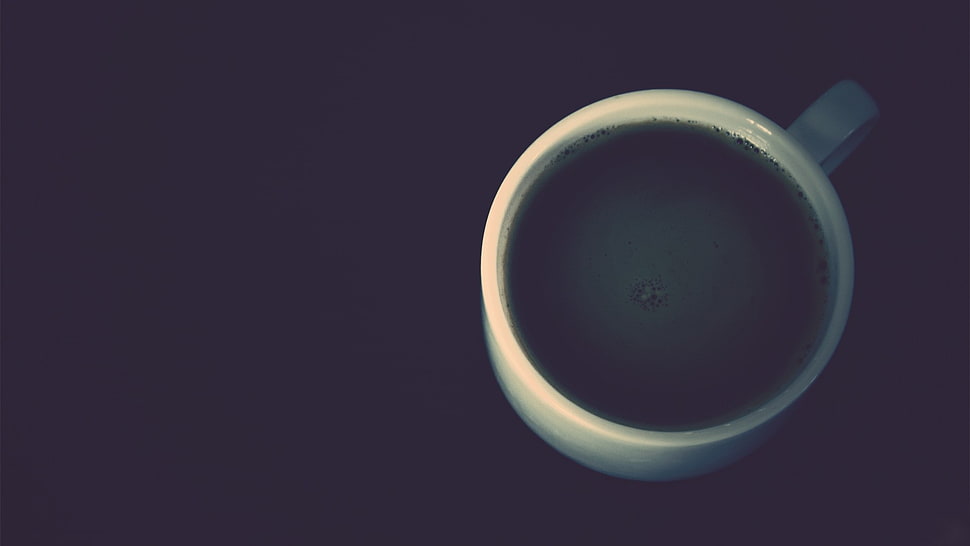 white ceramic mug HD wallpaper
