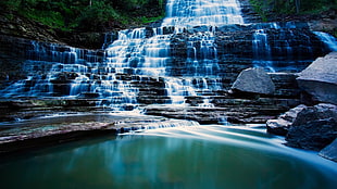waterfall photo shot