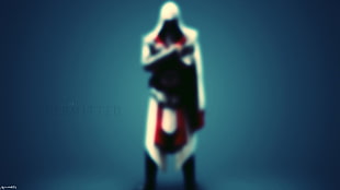 Assassin's Creed digital wallpaper, Assassin's Creed, Assassin's Creed: Brotherhood, Ezio Auditore da Firenze, blurred HD wallpaper