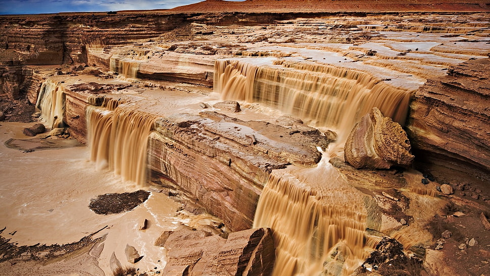 landscape, desert HD wallpaper