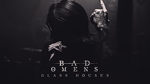 Bad Omens Glass Houses poster, Bad Omens, Metalcore, typography, music