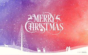 digital illustration of Merry Christmas wallpaper
