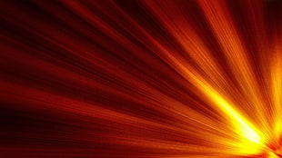 sun rays illustration HD wallpaper