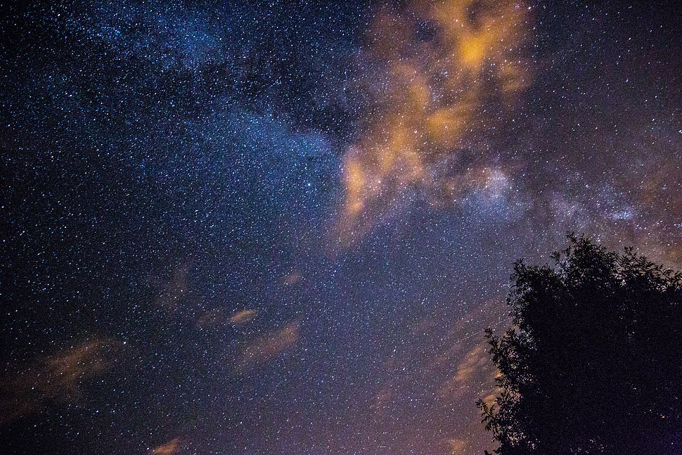 star lot, Starry sky, Stars, Night HD wallpaper