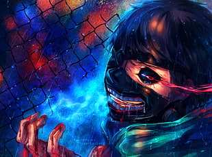 villain photo, Tokyo Ghoul, mask, anime HD wallpaper