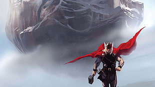Thor Odinson digital wallpaper, comics, Thor