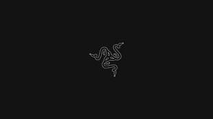 Razer logo on black background