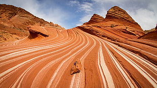 brown rock formation, Arizona, USA, landscape, rock formation