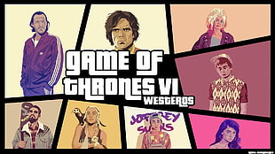 Game of Thrones, Grand Theft Auto IV, Grand Theft Auto, crossover HD wallpaper