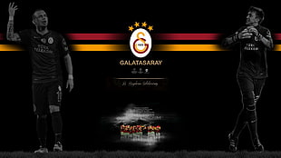 Galatasay poster, Galatasaray S.K., Fernando Muslera, Wesley Sneijder HD wallpaper