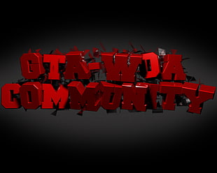 red GTA-WOA Community HD wallpaper