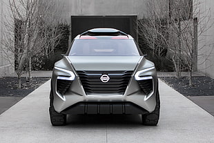 gray Nissan concept car