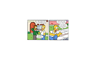 The Simpson comic collage, The Simpsons