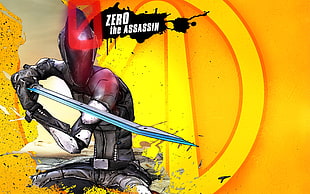 Zero the Assassin digital wallpaper