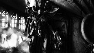 female with armor digital wallpaper, Warhammer 40,000, Sisters of Battle HD wallpaper
