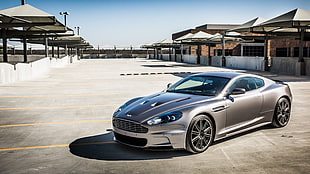 silver coupe, Aston Martin, Aston Martin DBS