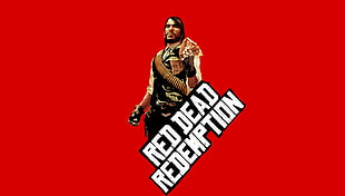 Red Dead Redemption game application, Red Dead Redemption, simple background, simple, John Marston HD wallpaper
