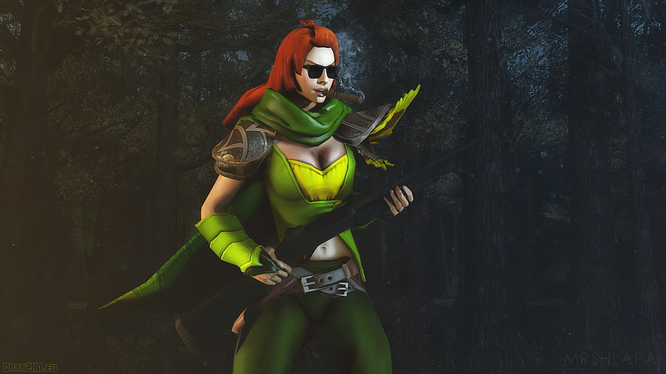 female game character HD wallpaper