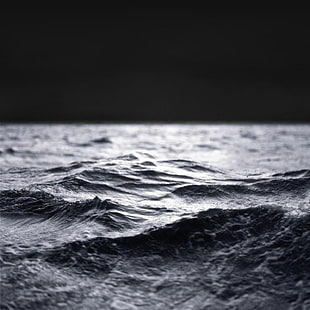 sea waves, sea, water