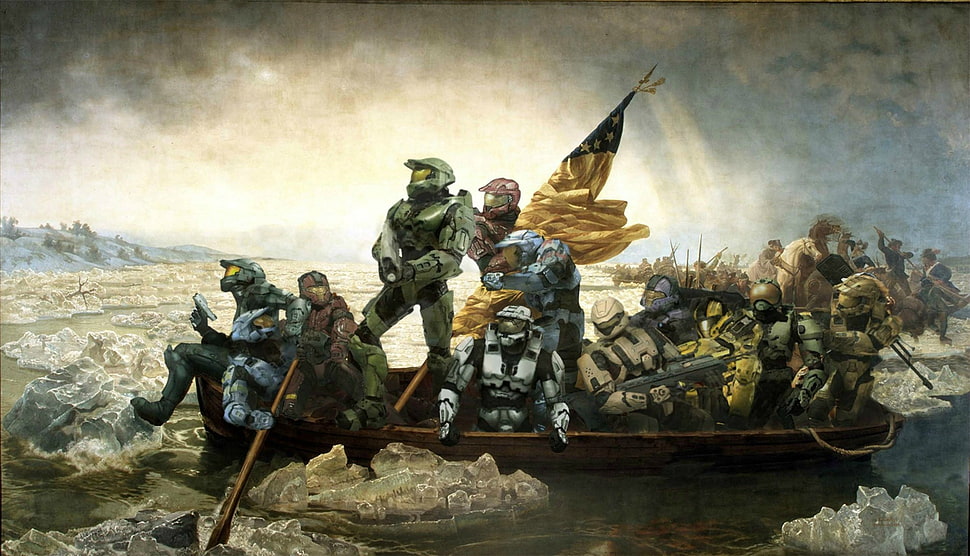 assorted action figures and figures, Halo, Master Chief HD wallpaper