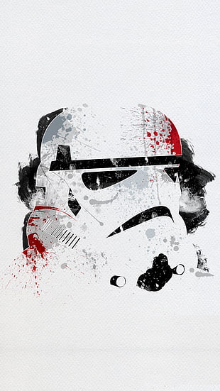 Storm Trooper illustration, Star Wars, stormtrooper