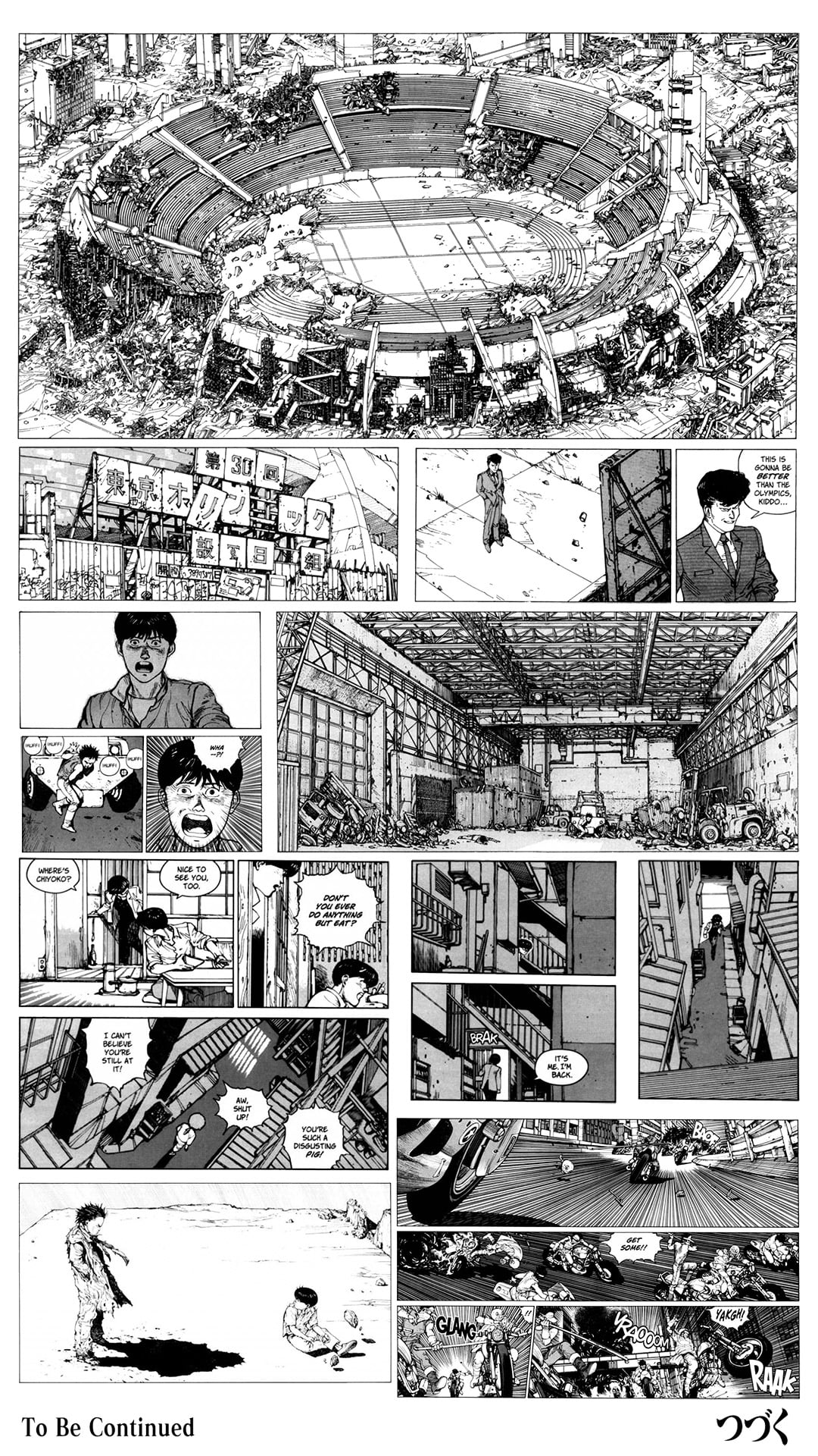 Manga Book Page Akira Anime Manga Monochrome Hd Wallpaper Wallpaper Flare