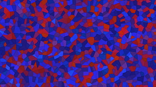 blue, red, and purple abstract painting, red, blue, crystal , minimalism HD wallpaper