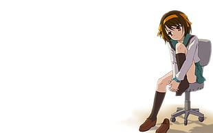 girl anime character illustration
