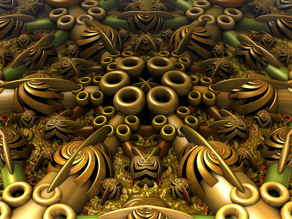 Fractal,  Lines,  Figures HD wallpaper