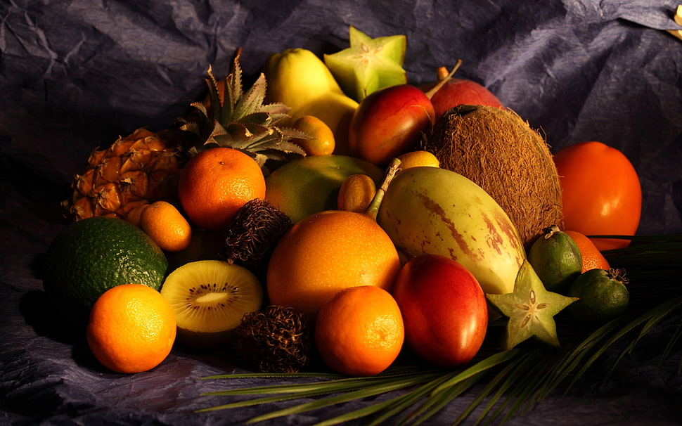 assorted fruits HD wallpaper