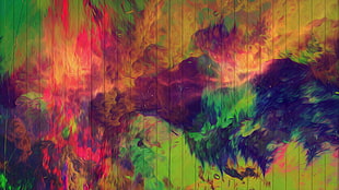 multi colored abstract painting