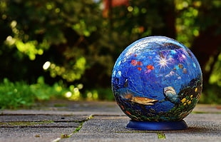 sea-themed water globe