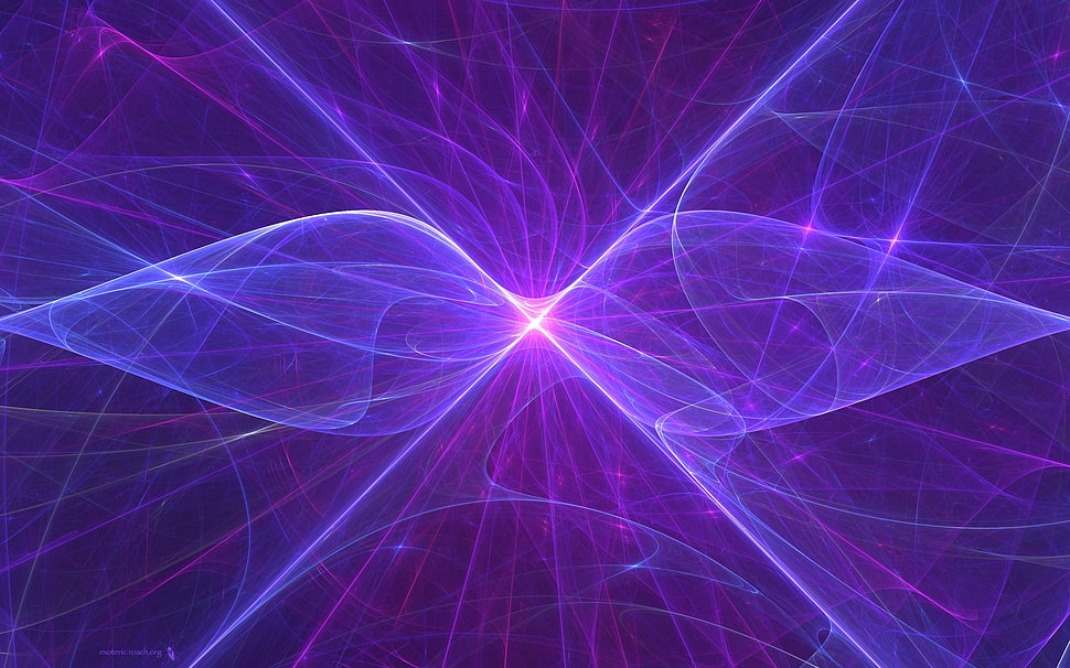 Lights Illusion photo HD wallpaper