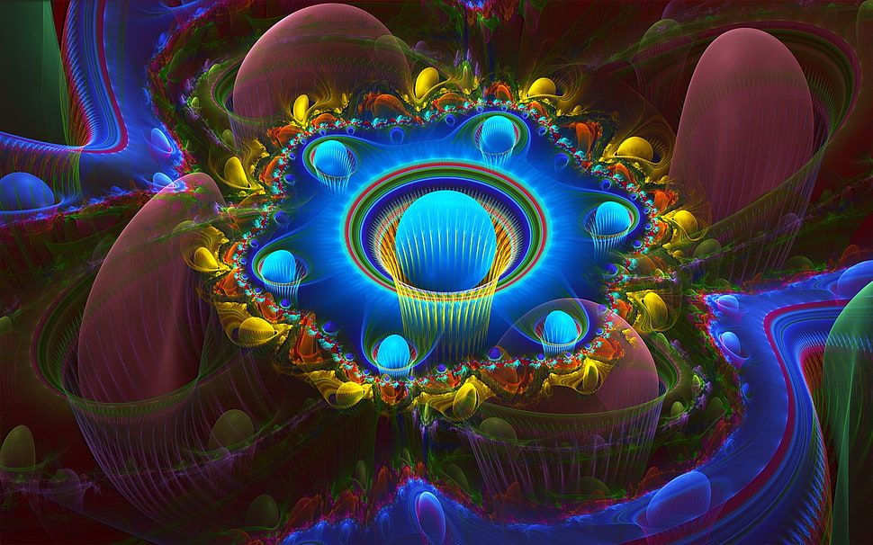 Fractal,  Background,  Dive,  Line HD wallpaper